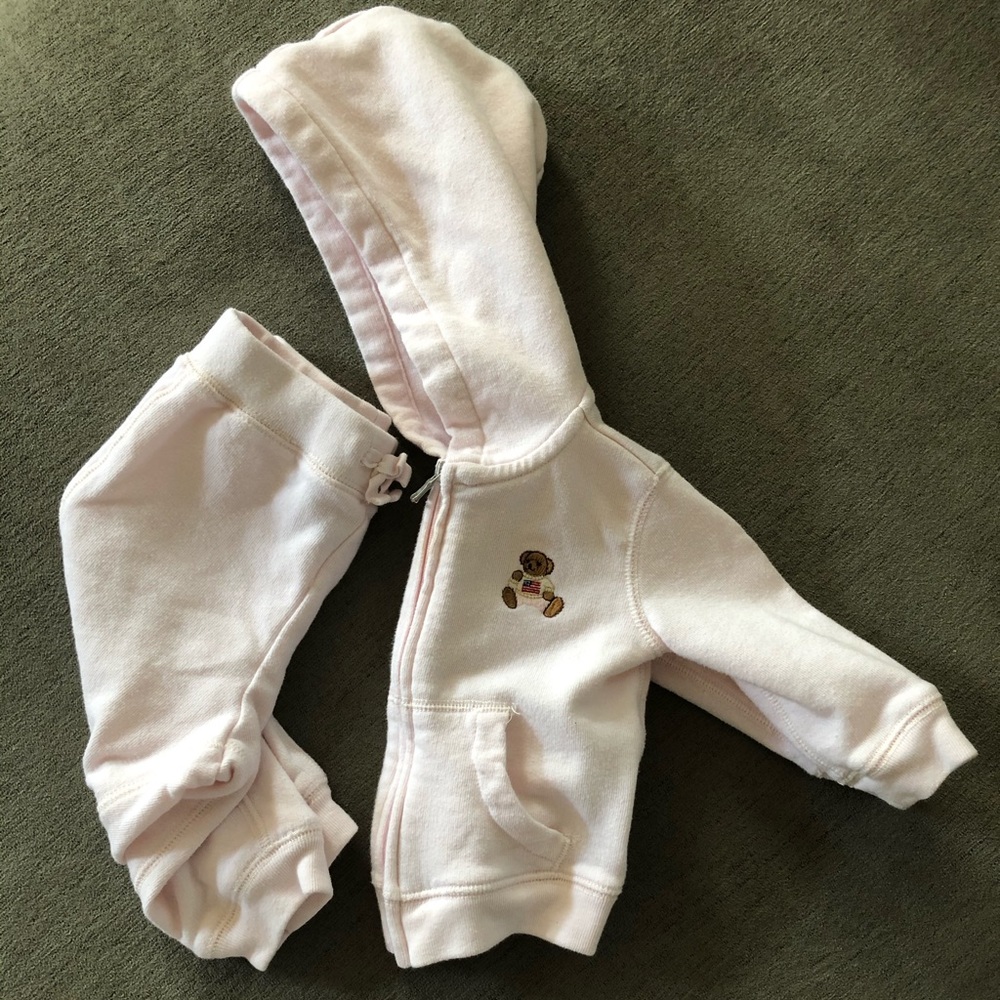 6M Ralph Lauren Babygirl 2pc Sweatsuit
